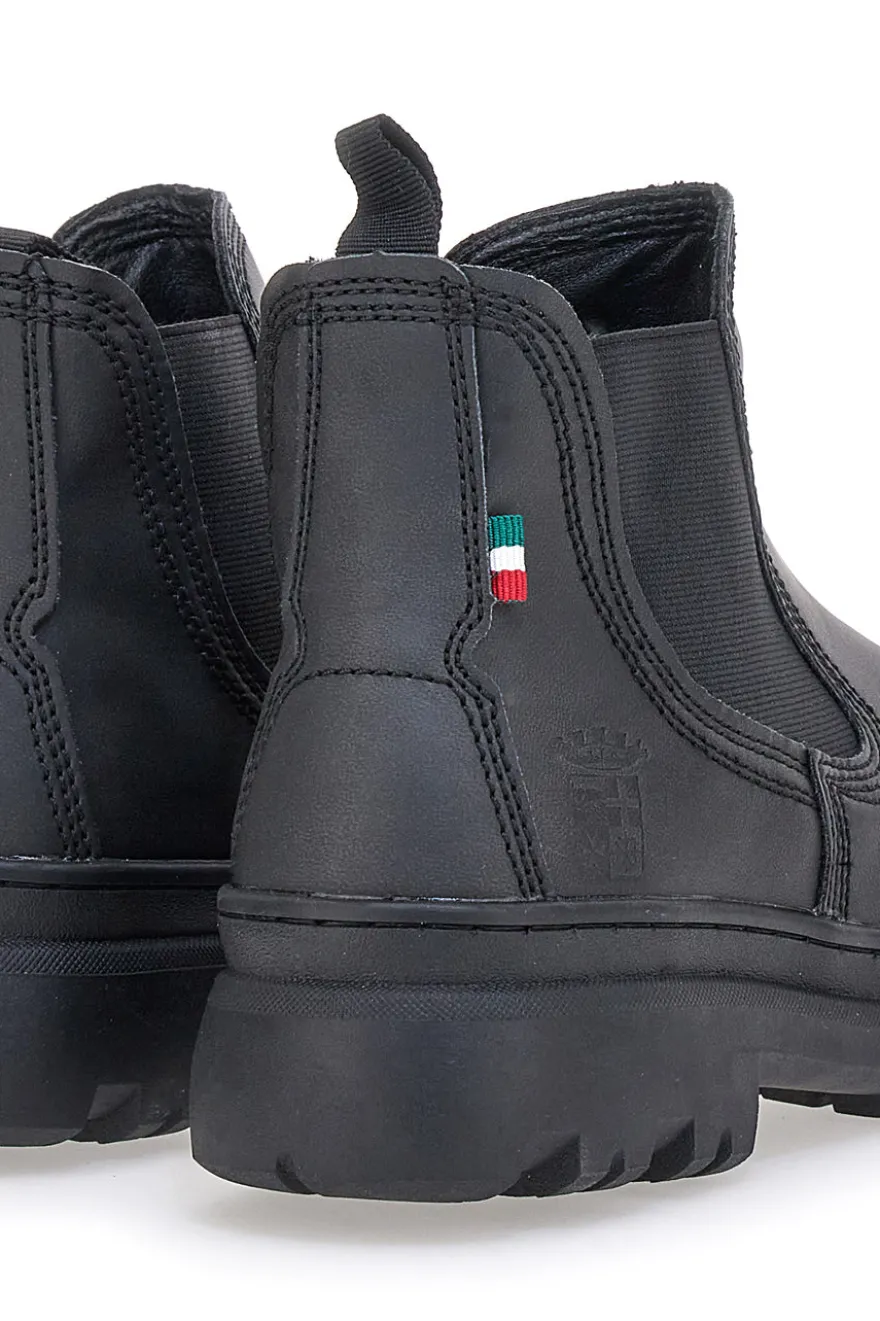 Scarponcino Beatles nero Marina Militare 1482
