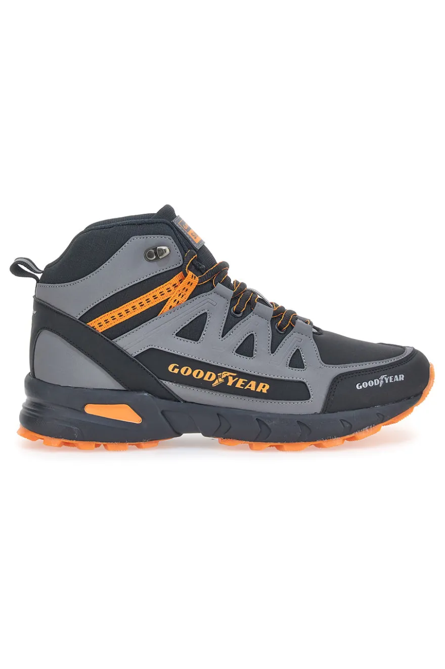Scarponcino da Trekking Grigio e Arancio Goodyear 21017