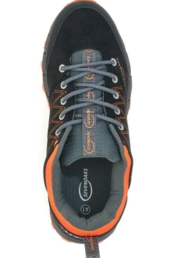 Scarponcino da Trekking Sevenoaks Nero-Arancione