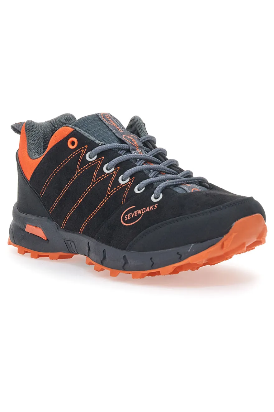 Scarponcino da Trekking Sevenoaks Nero-Arancione