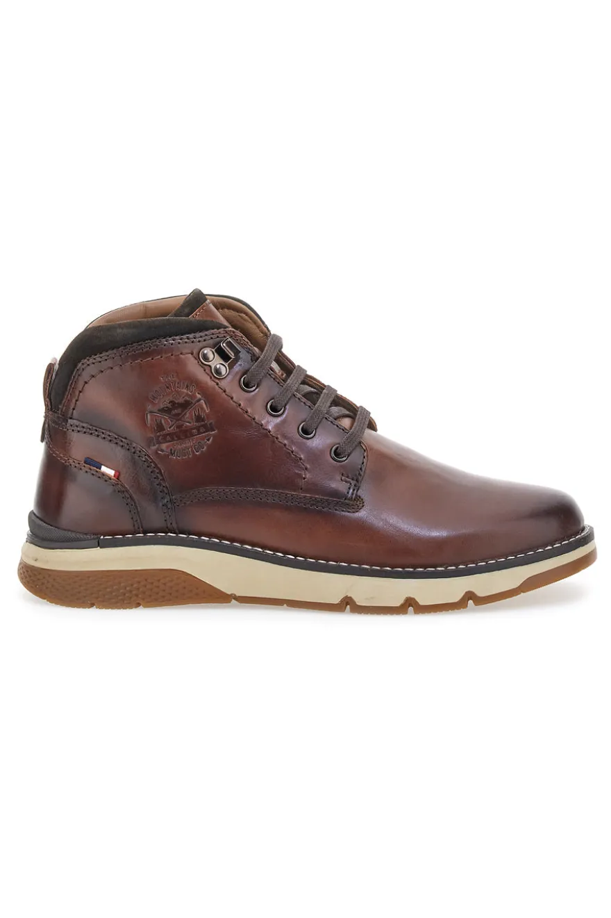 Scarponcino Stringato Cognac in Vera Pelle ALTERMBERG 2211