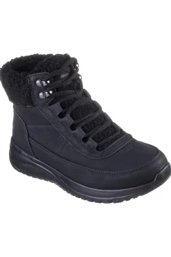 Scarponcino waterproof nero con pelo Skechers On-the-GO Stellar - Alpine Adventure