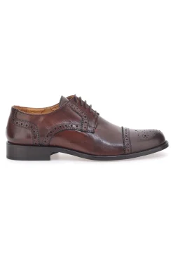 Schnürschuhe Echtleder Holz Pittarello Plus 611