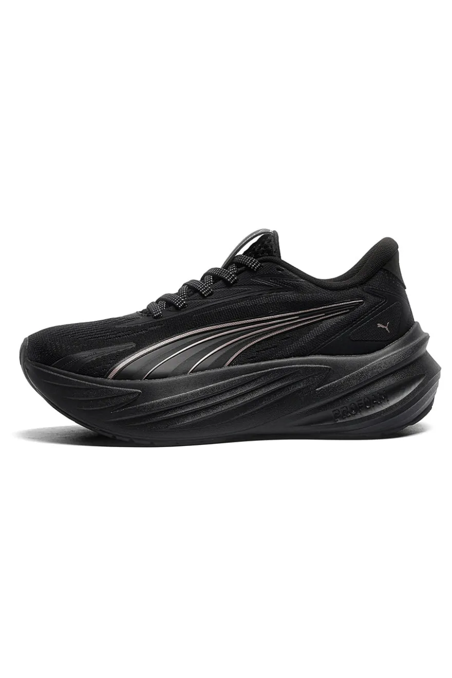 Schwarz gepolsterte Laufschuhe Puma Maxima Pro