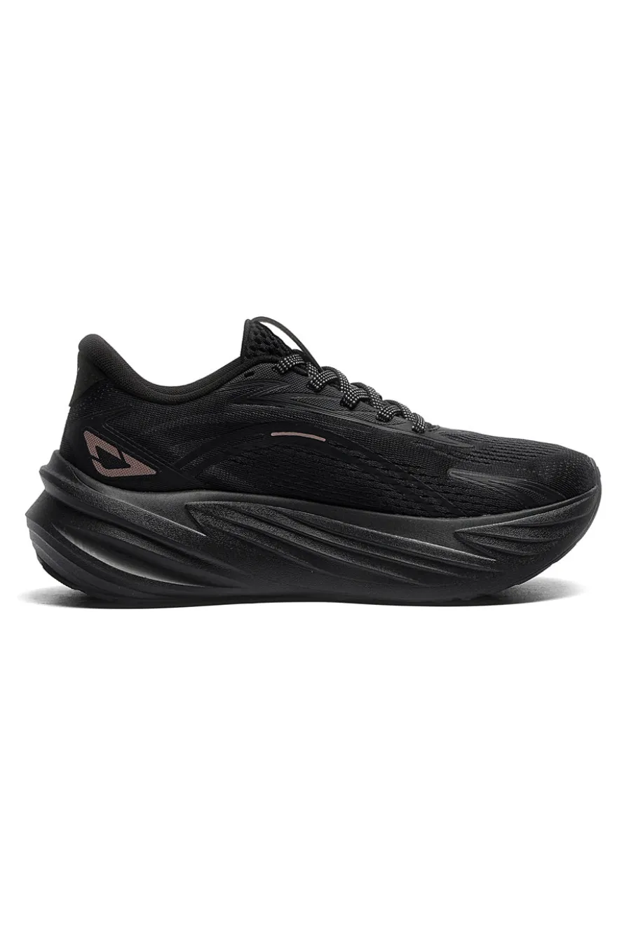 Schwarz gepolsterte Laufschuhe Puma Maxima Pro