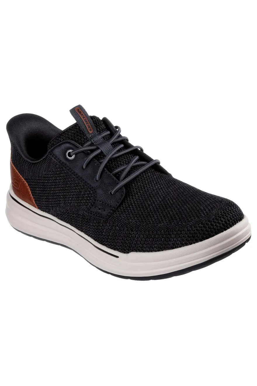 Schwarz Mesh Slip-on Schuhe Skechers Sterling ramone