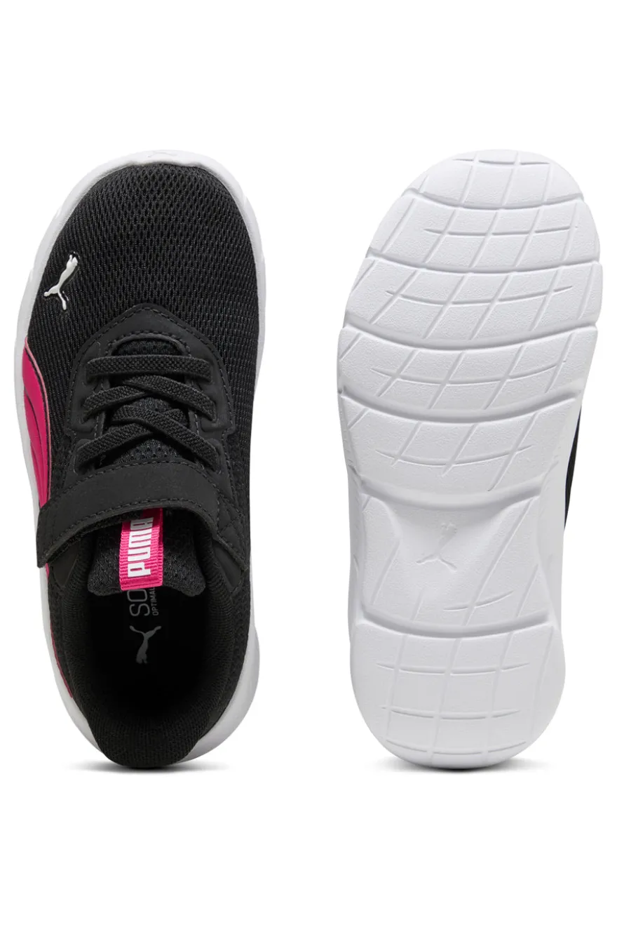 Schwarz rosa leichte atmungsaktive Turnschuhe Puma Flexfocus Modern AC PS
