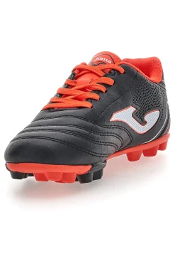 Schwarz und Koralle fluo Fußballschuhe mit Nieten Joma TOJS2601HG