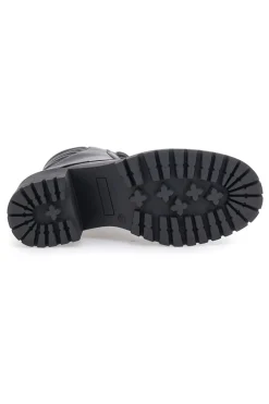 Schwarze Anfibi mit Blockabsatz und seitlichem Reißverschluss PITTARELLO CAPSULE 24171