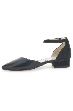 Schwarze Ballerinas mit Fesselriemchen PITTARELLO GLAM 2885