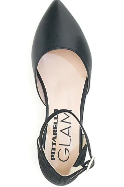 Schwarze Ballerinas mit Fesselriemchen PITTARELLO GLAM 2885