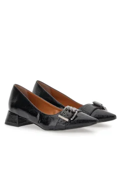 Schwarze Ballerinas mit niedrigem Absatz PITTARELLO LOVE 3432