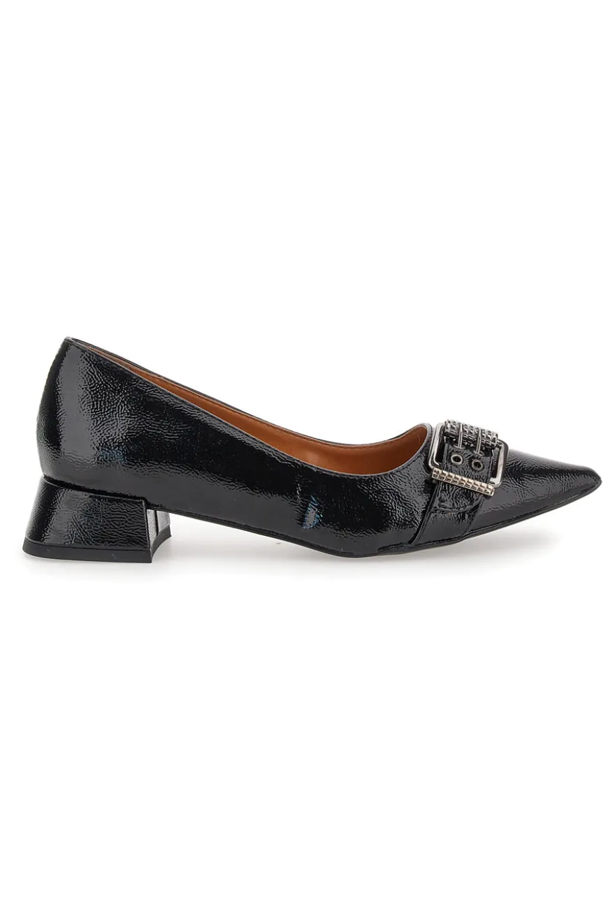 Schwarze Ballerinas mit niedrigem Absatz PITTARELLO LOVE 3432