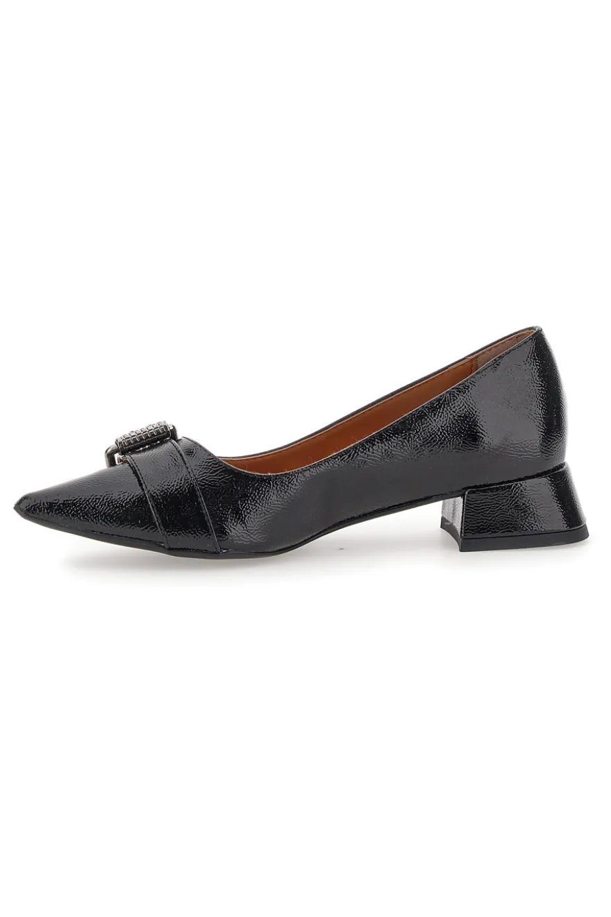 Schwarze Ballerinas mit niedrigem Absatz PITTARELLO LOVE 3432