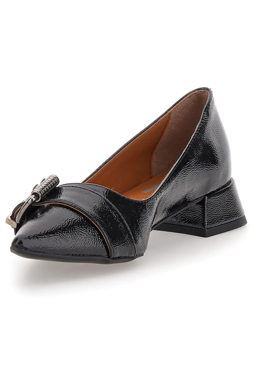 Schwarze Ballerinas mit niedrigem Absatz PITTARELLO LOVE 3432
