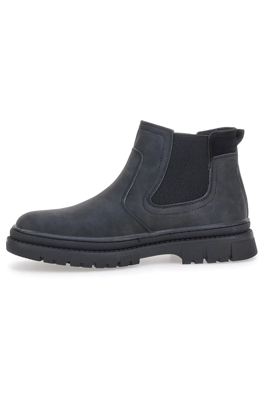 Schwarze Beatles-Stiefeletten Canguro 877
