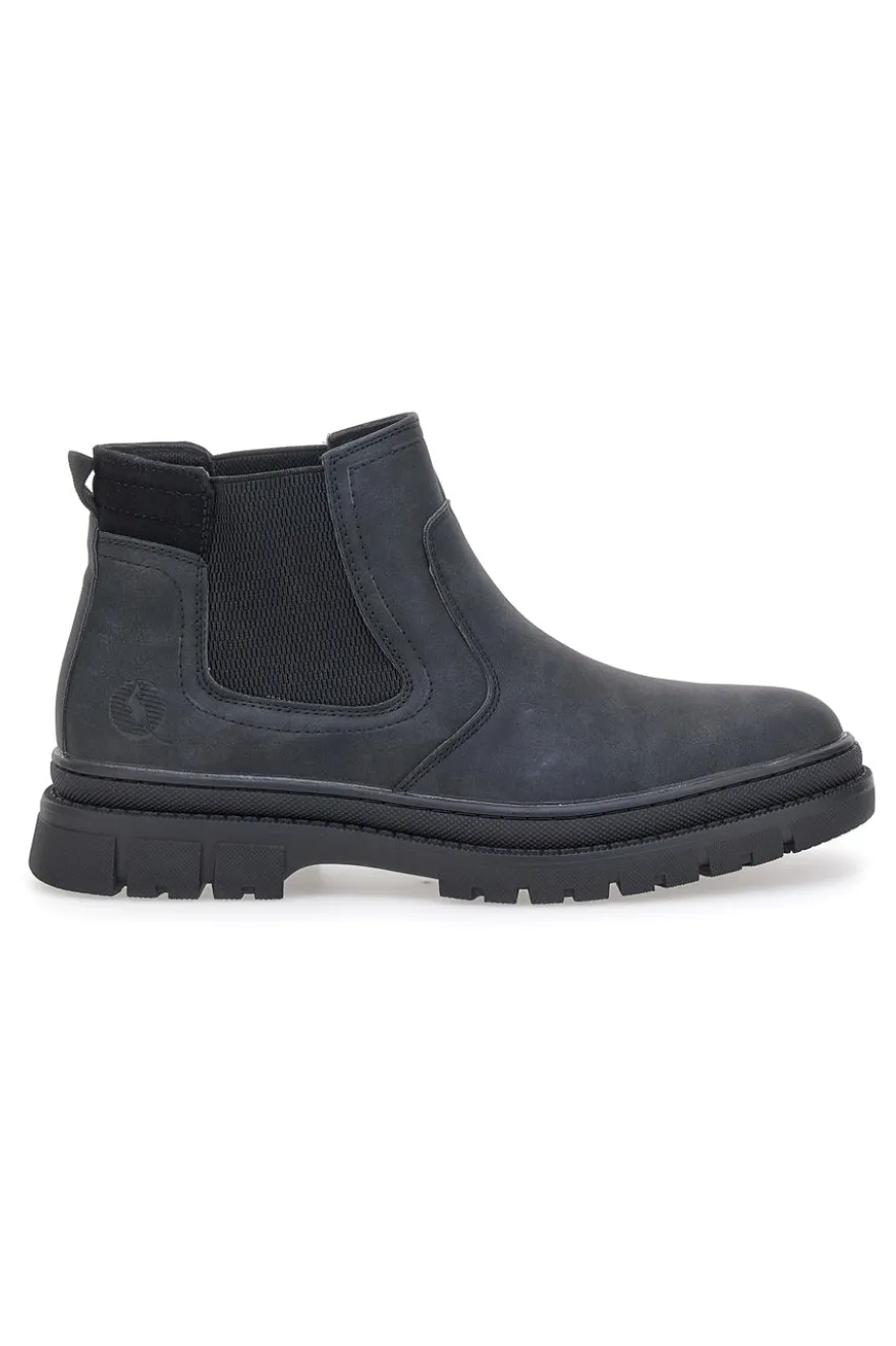 Schwarze Beatles-Stiefeletten Canguro 877