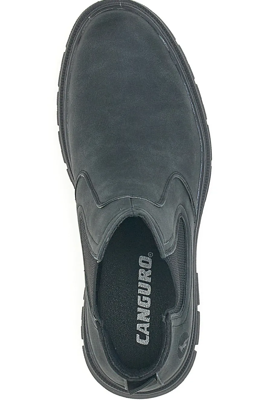 Schwarze Beatles-Stiefeletten Canguro 877