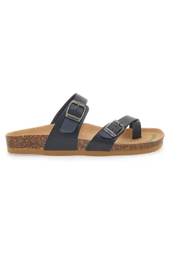 Schwarze Bio Up Flip Flops Hausschuhe 26410