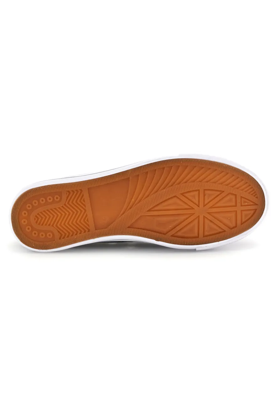 Schwarze Canvas Schnürschuhe 2t2l 8011