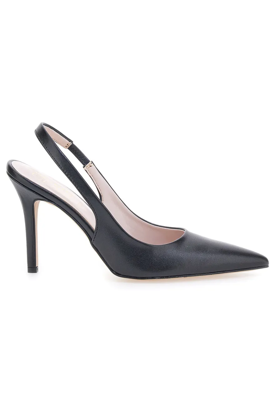 Schwarze Damen Slingback Pumps Pittarello Glam 3837