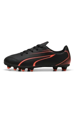 Schwarze Fußballschuhe mit Stollen PUMA VITORIA FG/AG JR