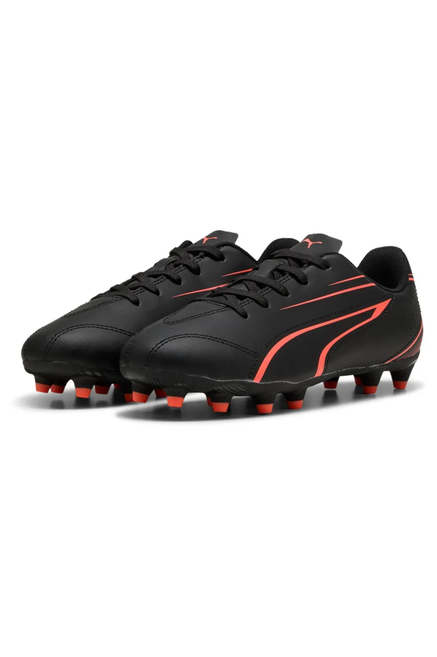 Schwarze Fußballschuhe mit Stollen PUMA VITORIA FG/AG JR