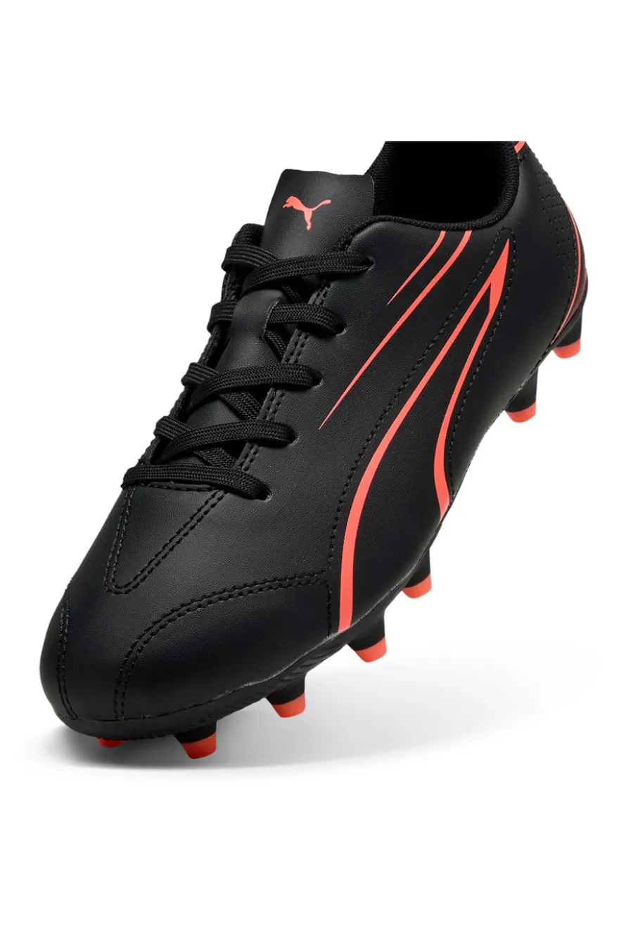 Schwarze Fußballschuhe mit Stollen PUMA VITORIA FG/AG JR
