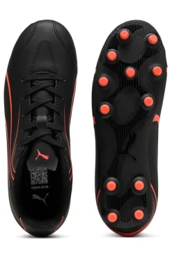 Schwarze Fußballschuhe mit Stollen PUMA VITORIA FG/AG JR