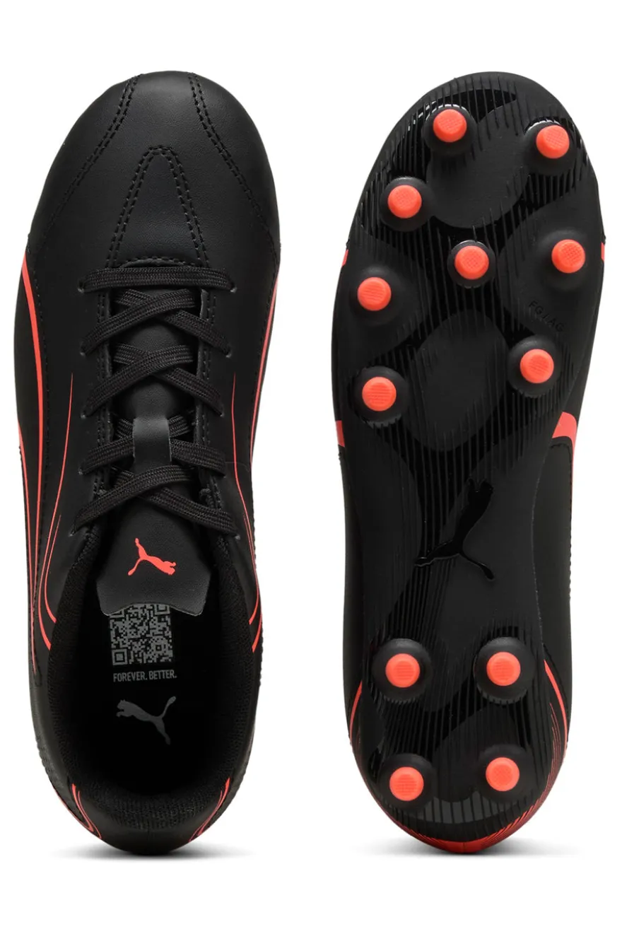 Schwarze Fußballschuhe mit Stollen PUMA VITORIA FG/AG JR