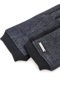 Schwarze Handschuhe mit Manschetten Gianmarco Venturi 33026