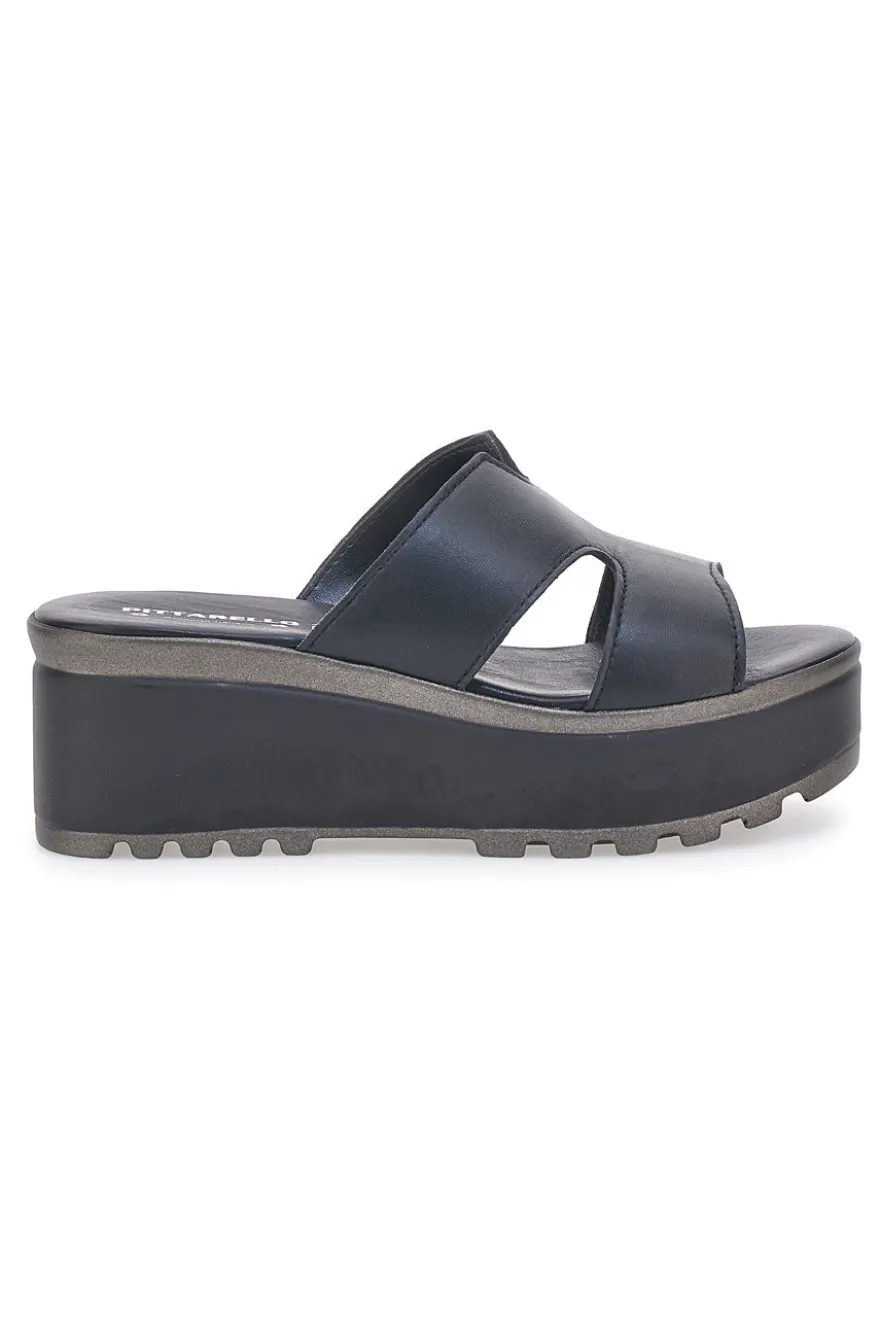 Schwarze Hausschuhe aus echtem Leder PITTARELLO LOVE 3403101