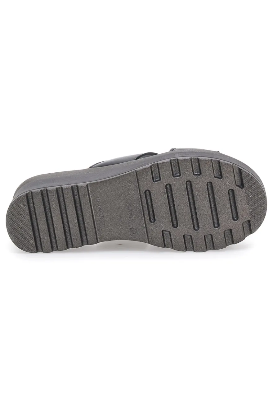 Schwarze Hausschuhe aus echtem Leder PITTARELLO LOVE 3403101