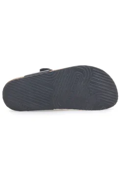 Schwarze Hausschuhe Flip Flops mit vorgeformter Innensohle Superga S31C370