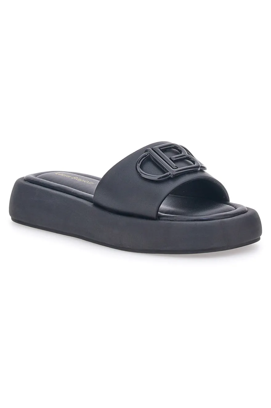 Schwarze Hausschuhe für Damen Laura Biagiotti 8643