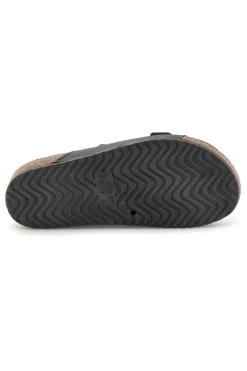Schwarze Hausschuhe mit doppelter Schnalle Pittarello Sonne BLB2505221E