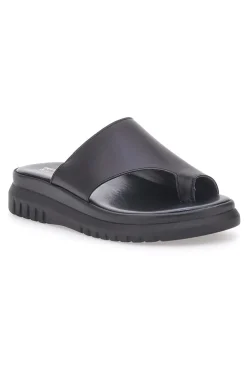 Schwarze Hausschuhe mit hoher Sohle und breitem Band Pittarello Love 32441926