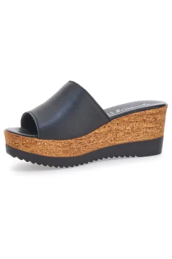 Schwarze Hausschuhe mit Lederband Made in Italy PITTARELLO 233170428