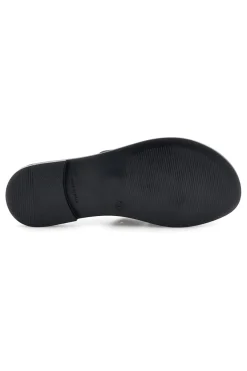 Schwarze Hausschuhe mit Metallic-Einsätzen Plocadi MAT16