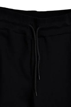 Schwarze Jogginghose mit Kordelzug und Logo Abarth AH001PA