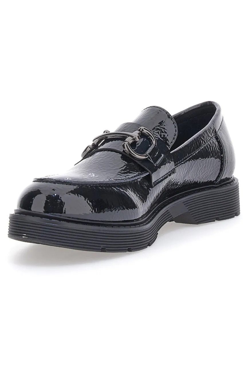 Schwarze Lack-Slipper Galia 3202124