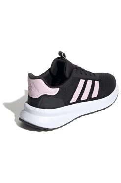 Schwarze Laufschuhe mit rosa Streifen aus atmungsaktivem Mesh Adidas X_PLRPATH