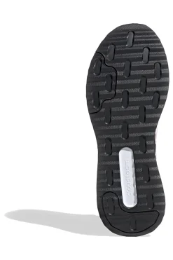 Schwarze Laufschuhe mit rosa Streifen aus atmungsaktivem Mesh Adidas X_PLRPATH