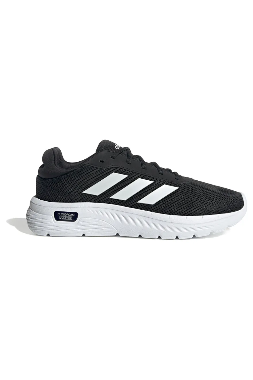 Schwarze Laufschuhe mit weißer Sohle ADIDAS CLOUDFOAM COMFY