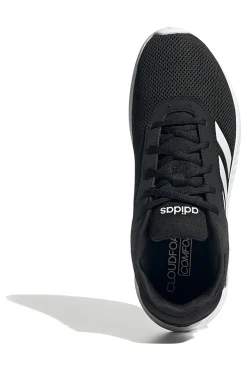 Schwarze Laufschuhe mit weißer Sohle ADIDAS CLOUDFOAM COMFY