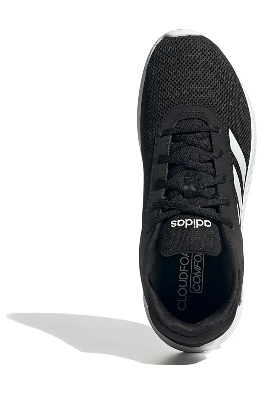 Schwarze Laufschuhe mit weißer Sohle ADIDAS CLOUDFOAM COMFY
