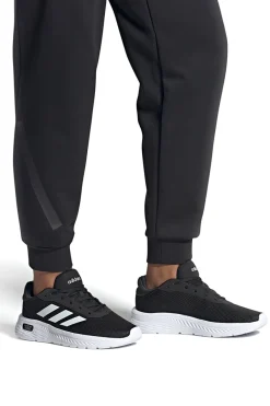 Schwarze Laufschuhe mit weißer Sohle ADIDAS CLOUDFOAM COMFY
