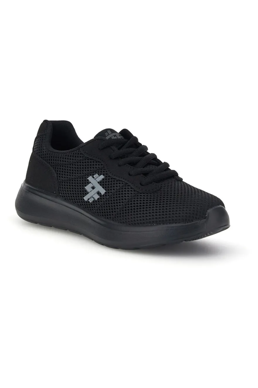 Schwarze Netz-Turnschuhe 2t2l 155BK070903