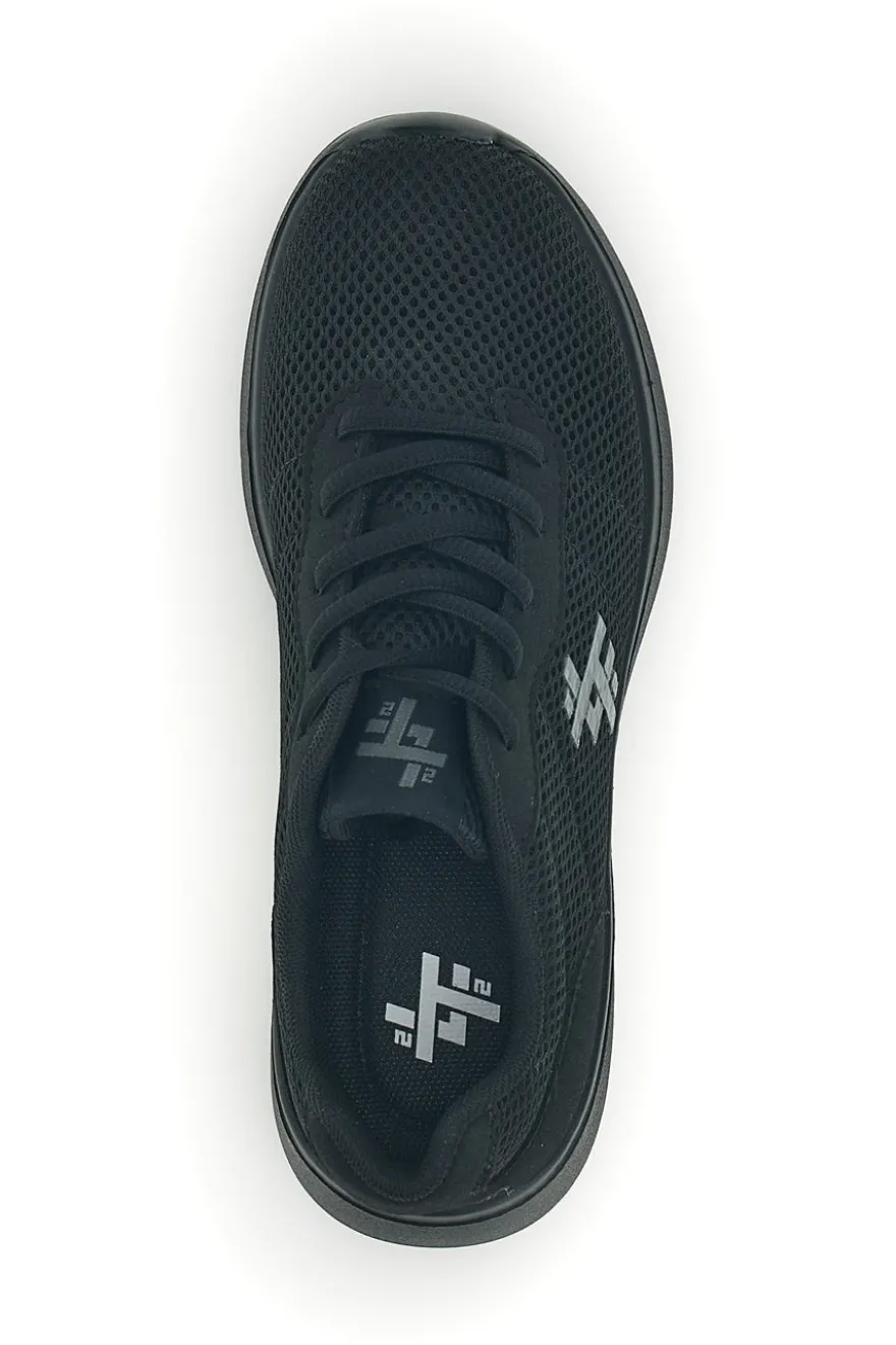 Schwarze Netz-Turnschuhe 2t2l 155BK070903