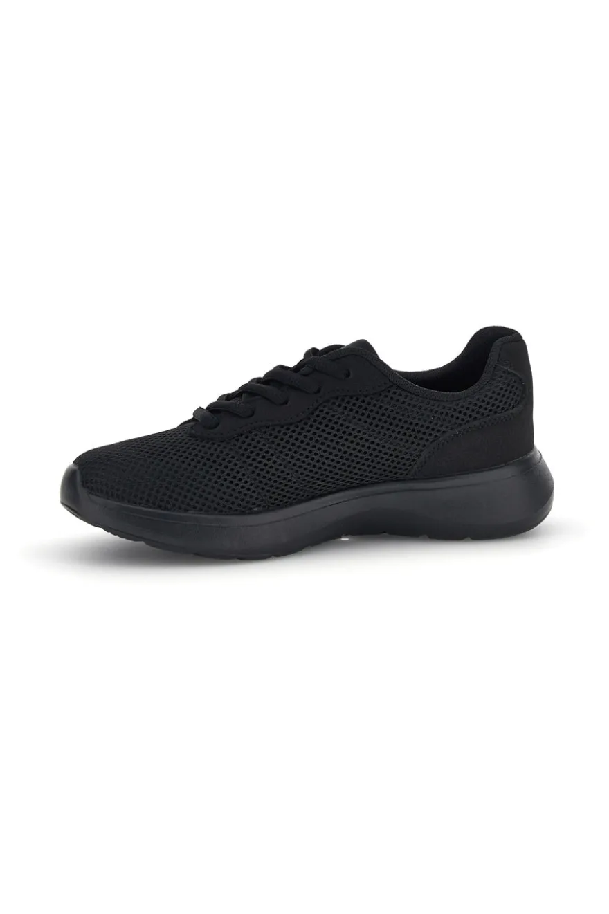 Schwarze Netz-Turnschuhe 2t2l 155BK070903